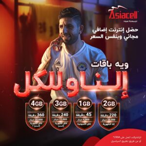 باقة للكل الشهرية الاضافية +